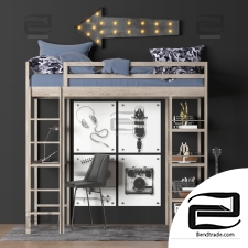 Children's furniture and decor Child room set 02