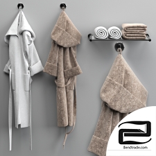 Bathrobes and towels