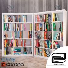 Books Books on the shelf 05