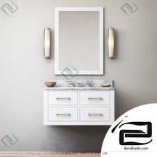 HUTTON SINGLE FLOATING VANITY bathroom furniture
