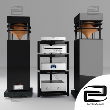 Audio engineering Audio equipment set