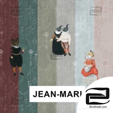 Walls, wallpaper factura JEAN-MARI