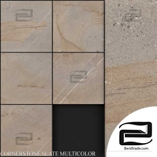 Materials Tile,Tile Cornerstone Slate Multicolor