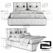 Interia Donatello bed bed, Interia Air bedside tables bedside tables