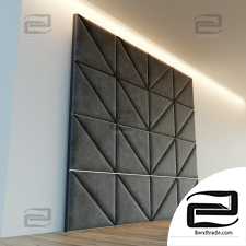 Decorative wall. Soft panel. 48
