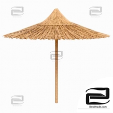 bamboo beach umbrella