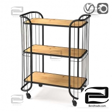 Serving table on wheels, HIBA