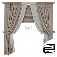 Curtains with a pick-up