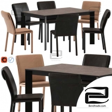Altacom Molly table and chair, Teorema