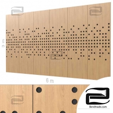 Decorative wall 268. (4 variants)