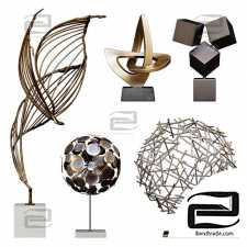Arteriors Sculptures Set 2