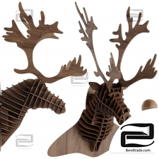 Wall Decor DEER HEAD by Devran Rahim
