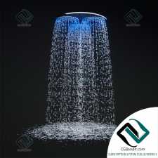 Mixer overhead shower mixer