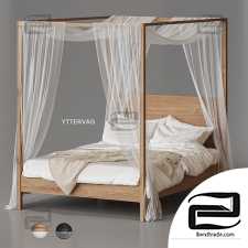 Ikea Yttervåg Four-Poster Bed