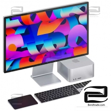 Apple Studio Display and Mac studio full set