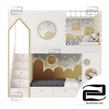two-level bed