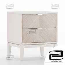 Bedside table Ellipsefurniture Fjord 2 drawers