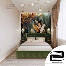 bedroom scene interior 3dmax interior bedroom 3dmax crown 2016 2019