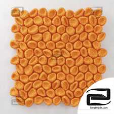 Panel decorative stone raisins