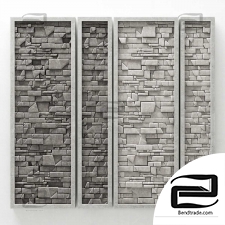 Stone panel decorative splinter n2