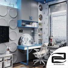 Children's room for a boy