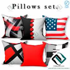 Pillows Pillows Set of multicolor