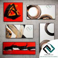 Baguettes Baguettes Painting abstraction 01