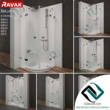 shower cabin shower cabin Ravak Brilliant 02