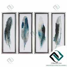 Baguettes Baguettes Painting feathers