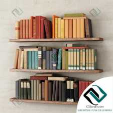 Books Books on the shelf
