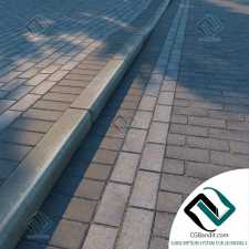 Materials Paving slabs and curbs