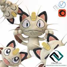 Toys Toys Meowth pokemon