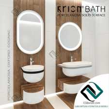 washbasin Krion bath sink