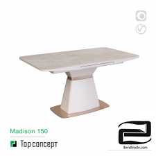 Madison folding table (150+40 cm)