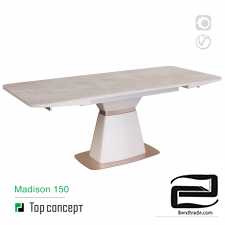 Madison folding table (150+40 cm)