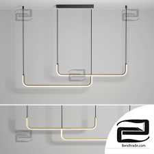 Pendant lamp Modern Nordic Black Gold