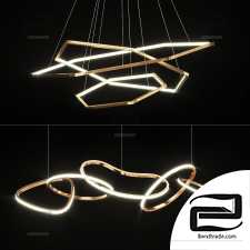 Geometric LED Ring Pendant Lamp