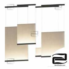 Hanging lamp Vibia Curtain Fabric