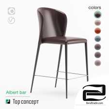 Albert semi-bar chair