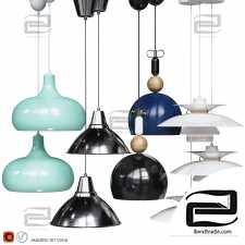 Scandinavian amazing pendant lamp set