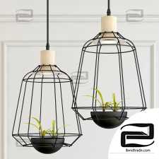 Hanging lamp Cosmo pots light