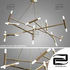 Pendant lamp Le Pentagone by Jonathan Browning