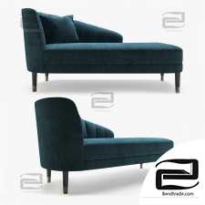Theron Chaise sofa and armchair