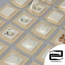  Werkel sockets and switches (ivory)