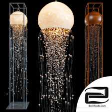 Jellyfish floor lamps