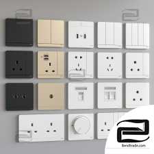 Schneider Avataron Wall Switches and Sockets