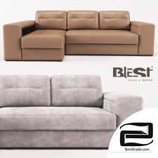  Corner sofa Barry in the configuration BKHR-AMR-2TML-BML from the manufacturer Blest TM