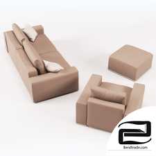 Set of modular sofa, chair and pouf BL_101 from the manufacturer Blest TM