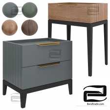 Bedside table Dantone Home Metropolitan