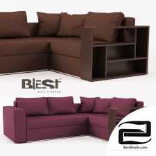 Sofa modular Quanti BMR/2TM-K-1TM/BBL from the manufacturer Blest TM